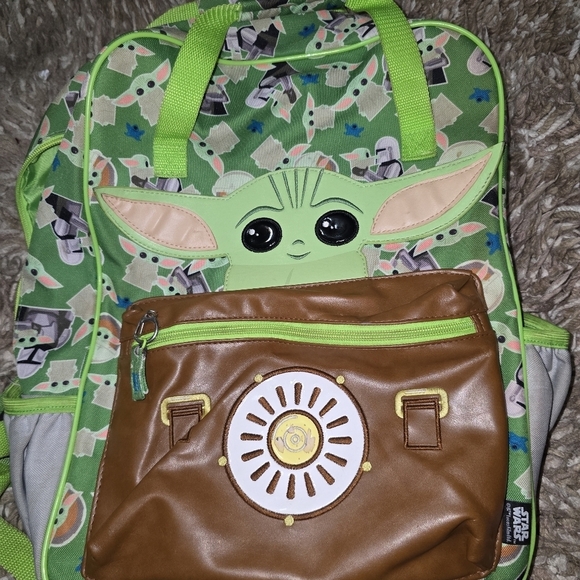 Disney Store Star Wars The Child Mandalorian Grogu Backpack Bag Kids - Picture 2 of 10